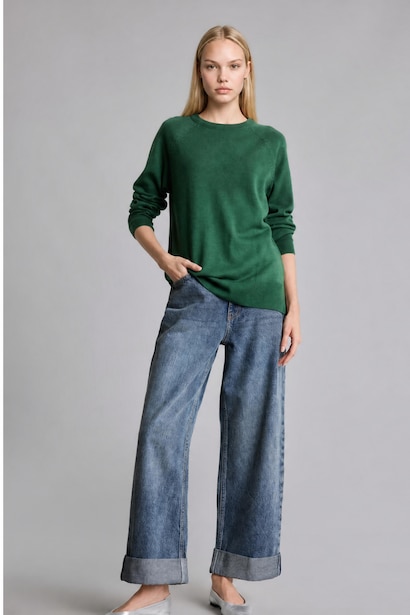 Ultra Yumuşak Relaxed Fit Basıc Kazak