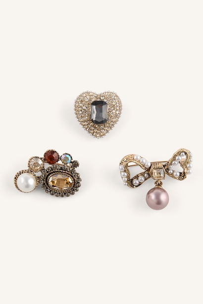 Kadın 3'lü Broş
