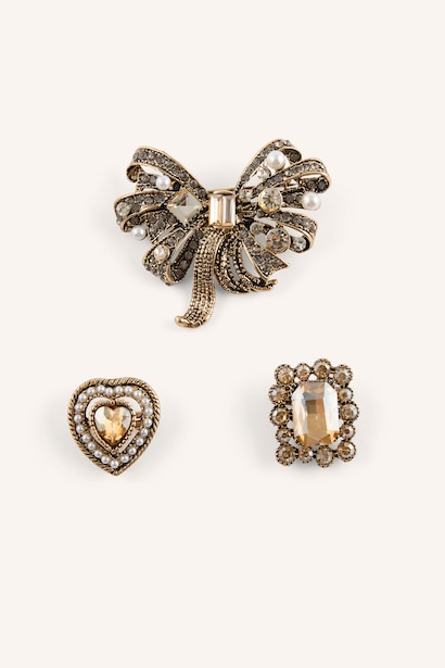 3 piece Brooch