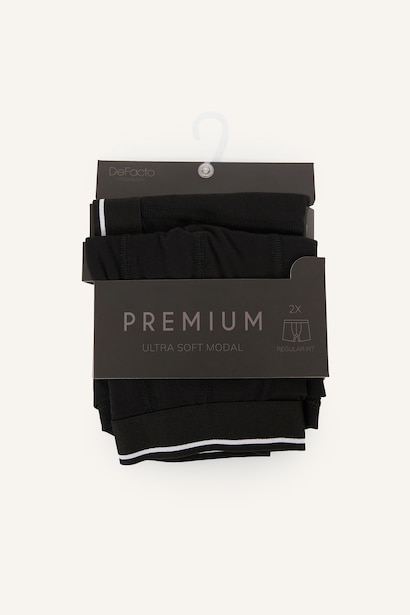 Regular Fit Modal 2'li Boxer