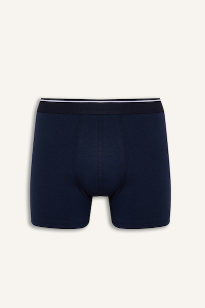 Regular Fit Şeritli Modal 2'li Boxer