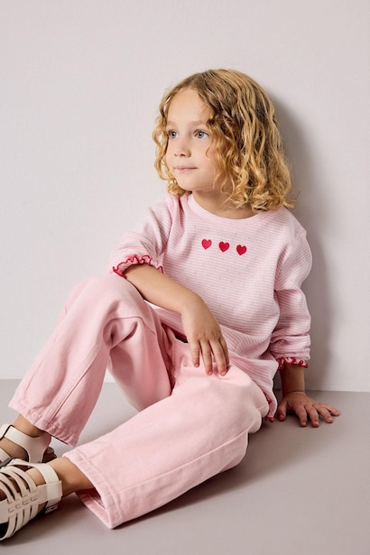Baby Girl 100% Cotton Pink T-Shirt