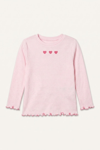 Baby Girl 100% Cotton Pink T-Shirt