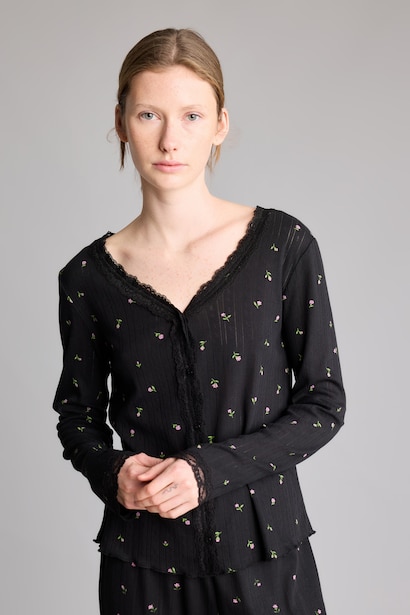 Çiçekli Regular Fit Pijama Takım