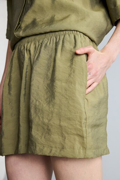Modal Elastic Waist Shorts