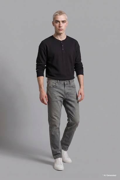 Straight Fit Trousers