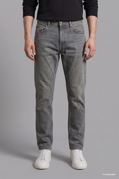 Straight Fit Trousers