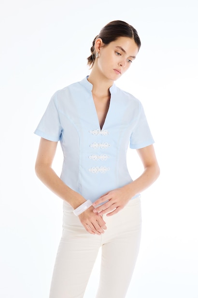 Slim Fit Poplin