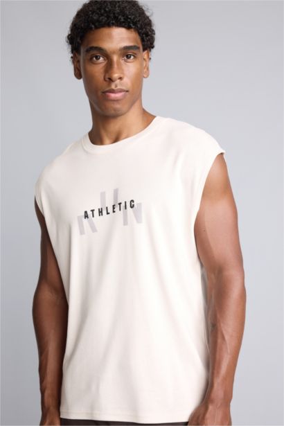 Standard Fit modal Crew Neck Sleeveless Tank Top