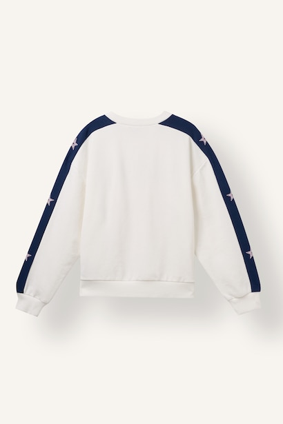 Woman Regular Fit Slogan Crew Neck Sweatshirt