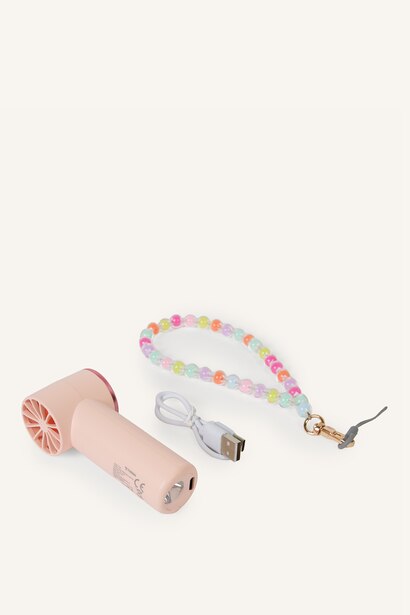 Taşınabilir Mini El Fanı & Charm