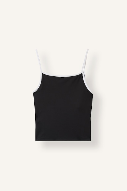 Slim Fit Slogan Crew Neck Sleeveless Tank Top