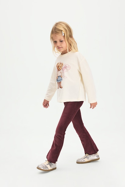 Baby Girl Velvet Leggings