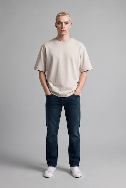 Normal Waist Sergio Regular Fit Trousers