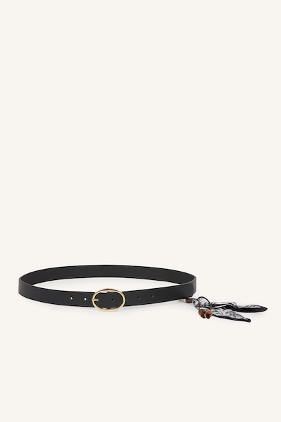Woman Square Clasp Faux Leather