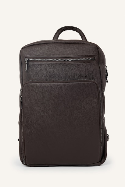 Faux Leather Backpack