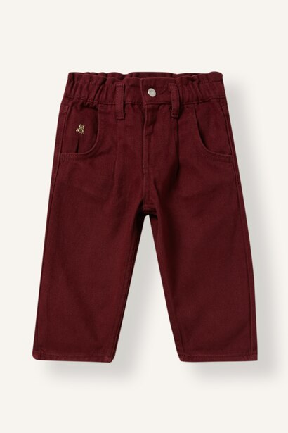 Barrel Fit Gabardın Pantolon