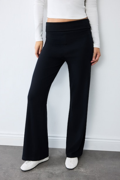 Flare Ribana Trousers