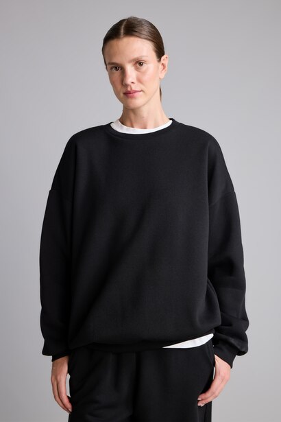 Oversize Fit Thick Sweatshirt Fabric Sweatshirt