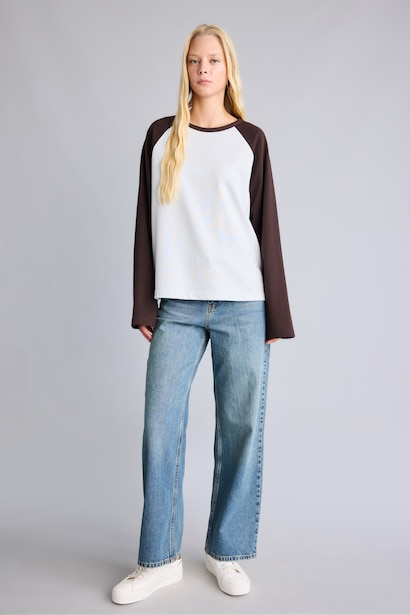 Loose Fit Long Sleeve T-Shirt