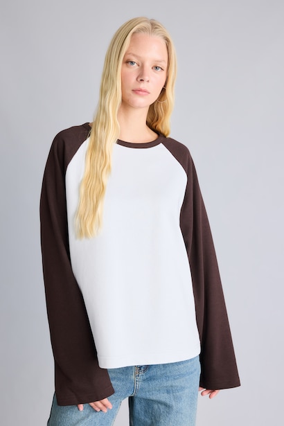 Loose Fit Long Sleeve T-Shirt