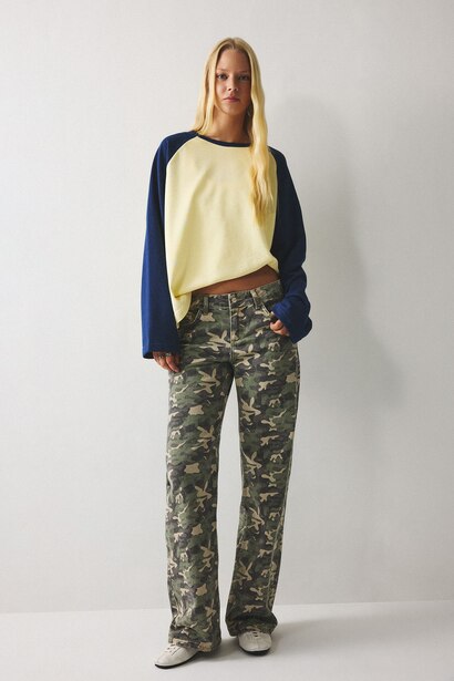 Loose Fit Reglan Uzun Kollu Tişört