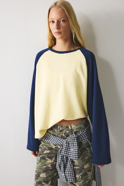 Loose Fit Reglan Uzun Kollu Tişört