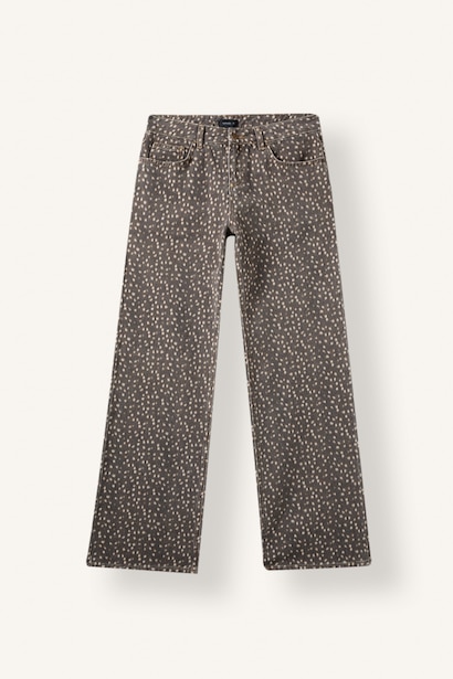 Kamuflaj Desenli Straight Fit Pantolon