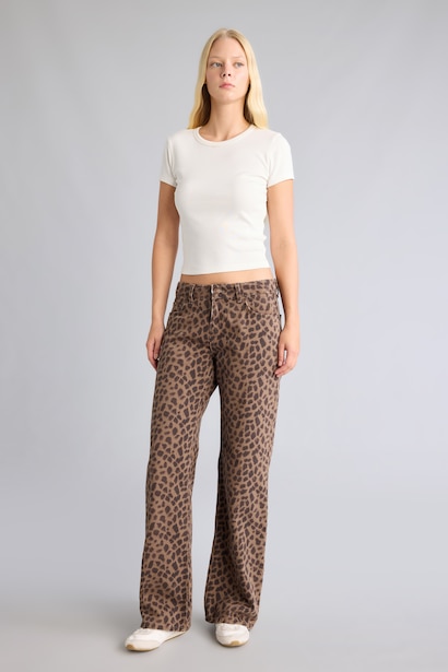 Normal Waist Straight Fit Trousers