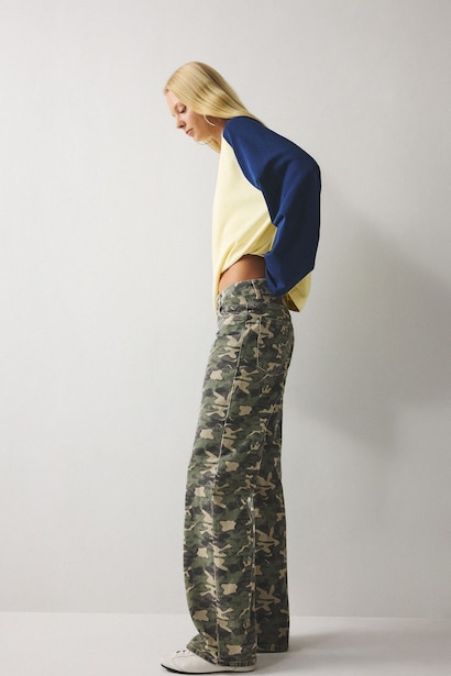 Normal Waist Straight Fit Trousers
