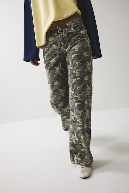 Normal Waist Straight Fit Trousers