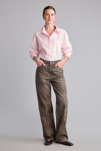 Normal Waist Straight Fit Trousers