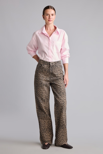 Normal Waist Straight Fit Trousers