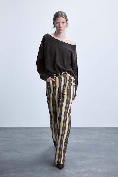 Normal Waist Straight Fit Trousers