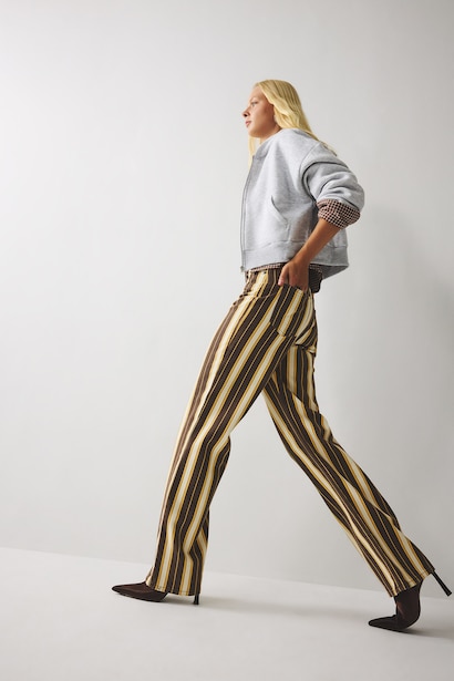 Normal Waist Straight Fit Trousers