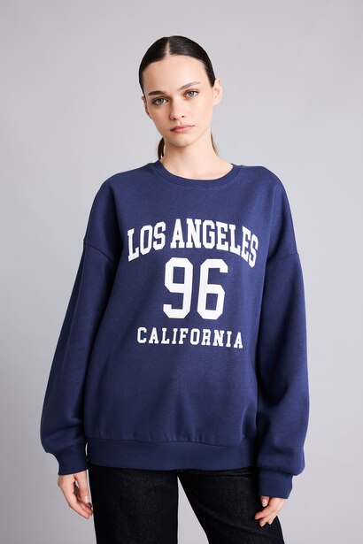 Regular Fit Thick Sweatshirt Fabric Sweatshirt