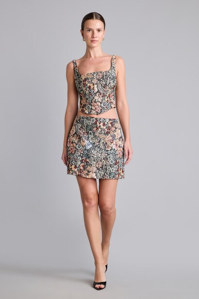 Floral Sleeveless Blouse