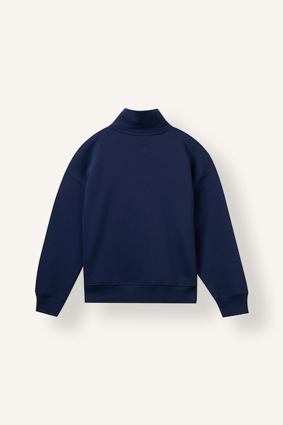 Woman Oversize Fit Slogan Sweatshirt