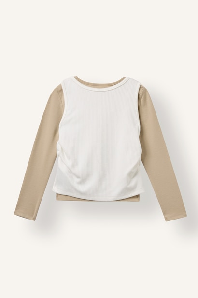 Woman 2 piece Fashion Fit Long Sleeve T-Shirt