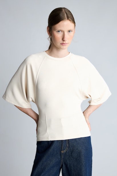 Regular Fit Dikiş Detaylı Basic Tişört