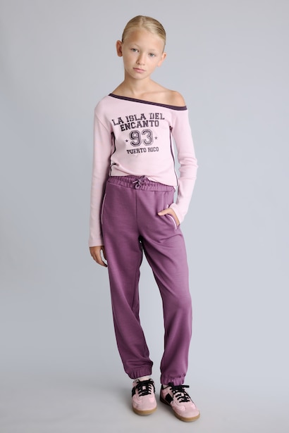 Fashion Asimetrik Bel Tişört Kız Çocuk