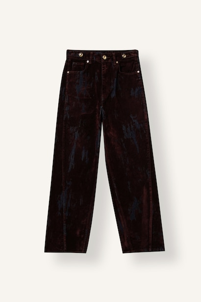 Barrel Fit Yüksek Bel Jean