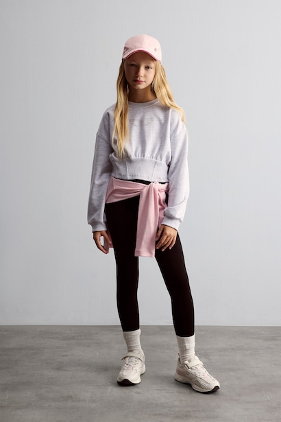 Girl Fitted Embellished Sweatshirt