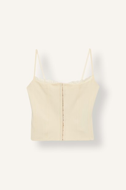 Slim Fit Square Collar Tank Top