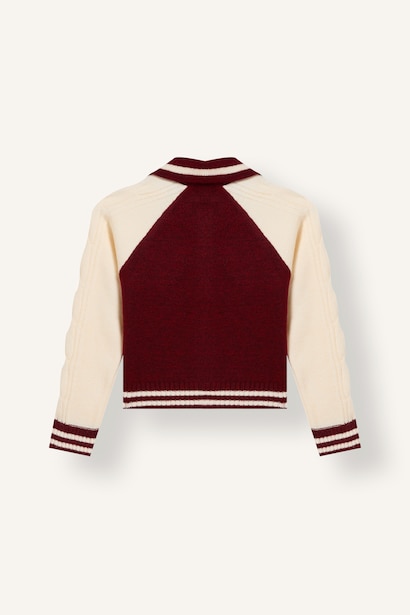 Woman Regular Fit Shirt Collar Cardigan
