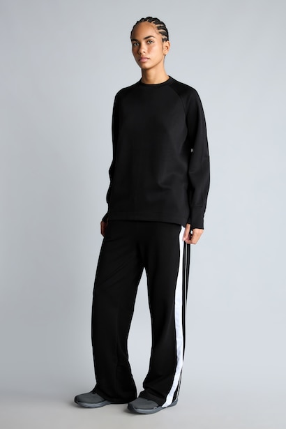 Straight Fit Şeritli Eşofman Altı