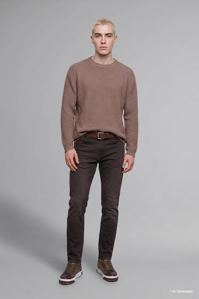 Normal Waist Pedro Slim Fit Trousers