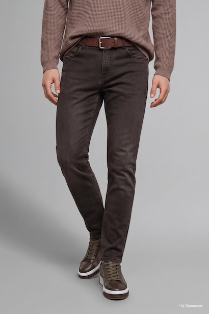 Normal Waist Pedro Slim Fit Trousers