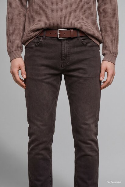 Normal Waist Pedro Slim Fit Trousers