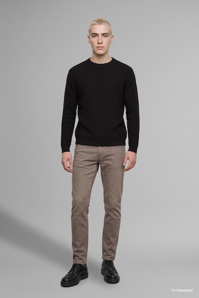 Normal Waist Pedro Slim Fit Trousers